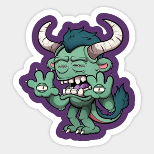 Green Monster Sticker